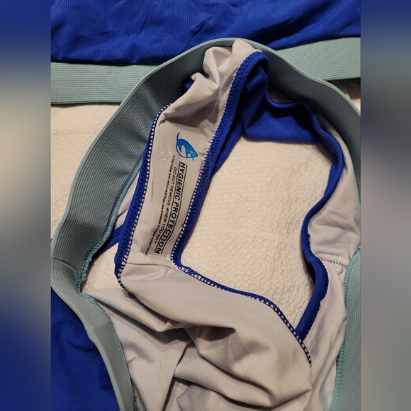 BRAND NEW ATHLETIC SPORTS BRA HIGH WAISTED RIBBED PADDED SWIM BATHING VOLLEYBALL - Picture 10 of 10